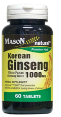 Ginseng Koreano 1000 Mg